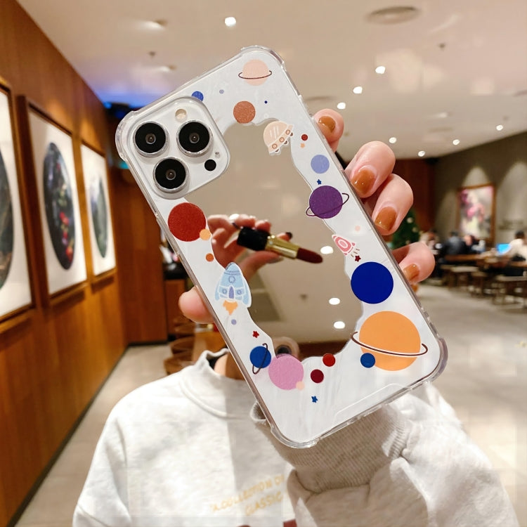 For iPhone 14 Pro Max Color Painted Mirror Phone Case