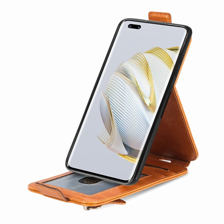 For Huawei Nova 10 Pro Zipper Wallet Vertical Flip Leather Phone Case