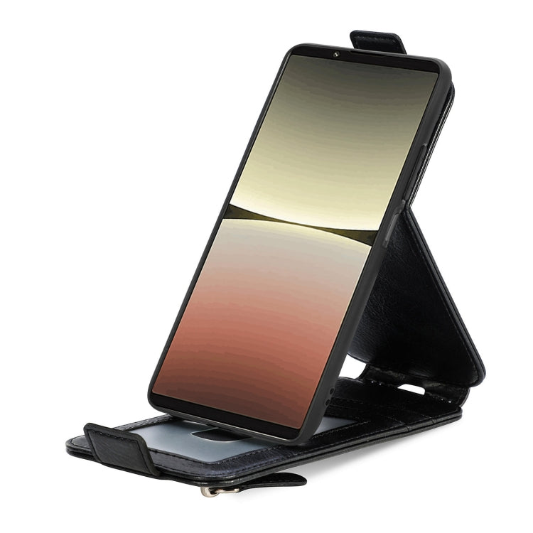 For Sony Xperia 5 IV Zipper Wallet Vertical Flip Leather Phone Case