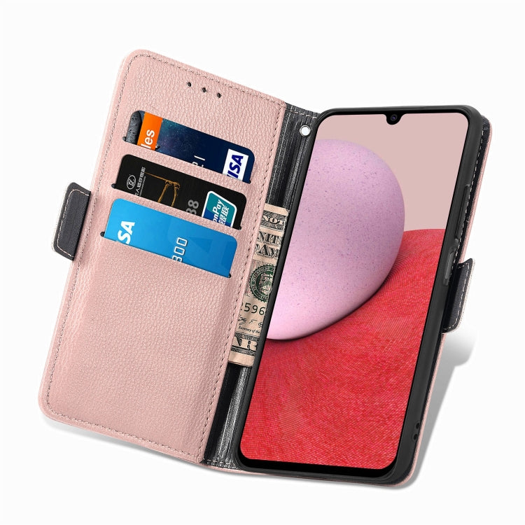 For Samsung Galaxy A14 5G  Stereoscopic Flowers Leather Phone Case