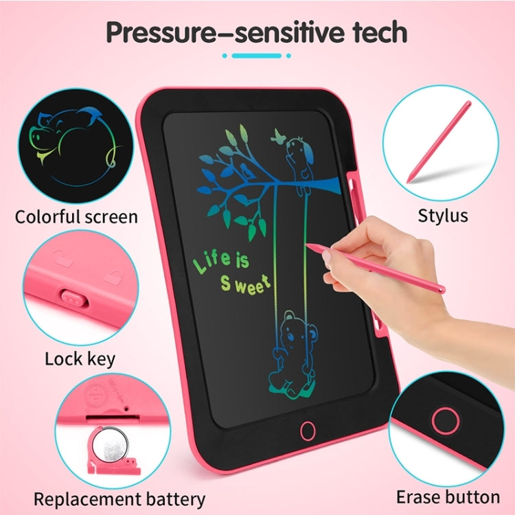 MoFun 10.5 inch Color LCD Children Reusable Writing Board(Pink)