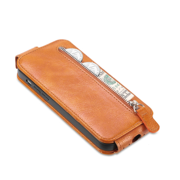 For Xiaomi Redmi A1 Zipper Wallet Vertical Flip Leather Phone Case