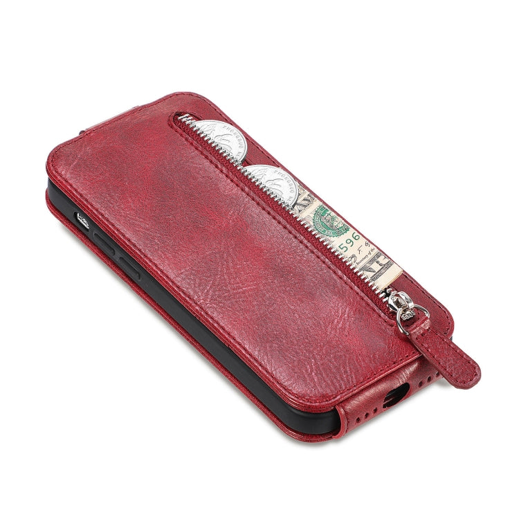 For Xiaomi Redmi A1 Zipper Wallet Vertical Flip Leather Phone Case
