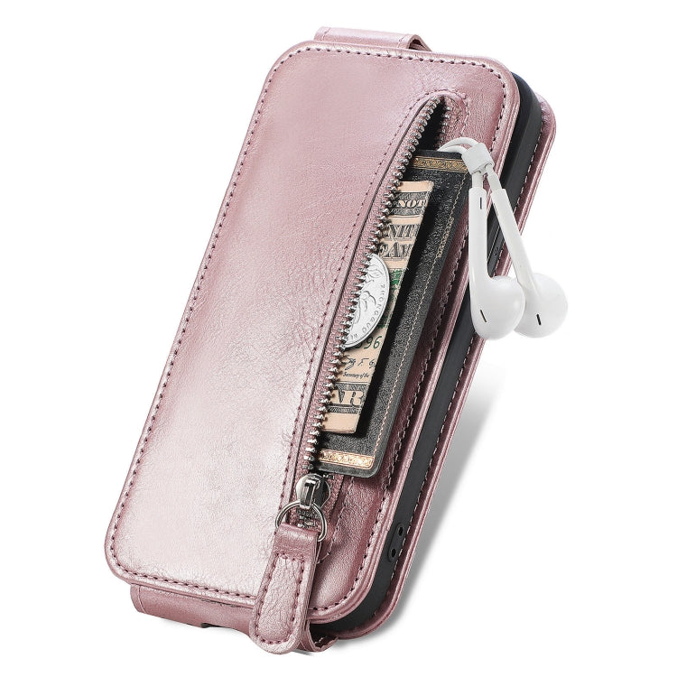 For Xiaomi Redmi A1 Zipper Wallet Vertical Flip Leather Phone Case