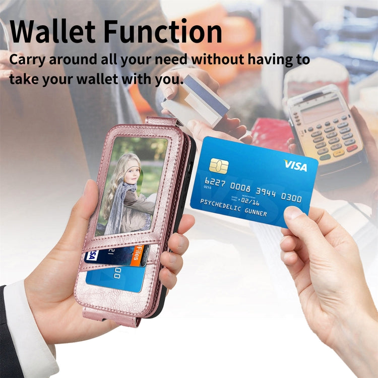 For Xiaomi Redmi A1 Zipper Wallet Vertical Flip Leather Phone Case