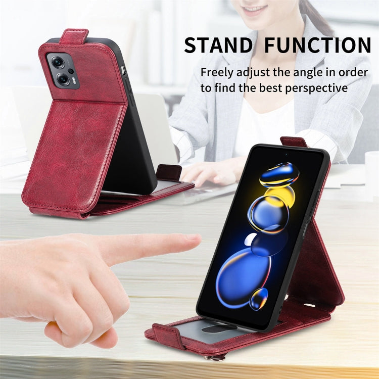 For Xiaomi Redmi Note 11T Zipper Wallet Vertical Flip Leather Phone Case