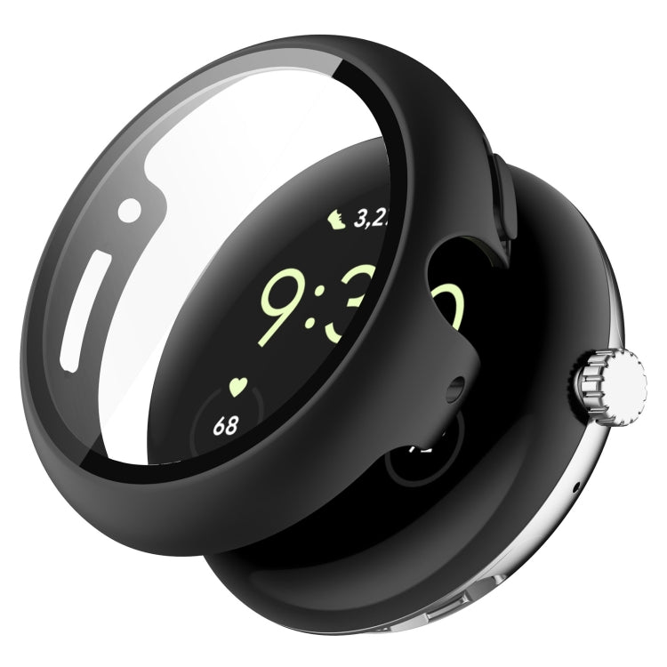 For Google Pixel Watch Tempered Glass Film PC Watch Case