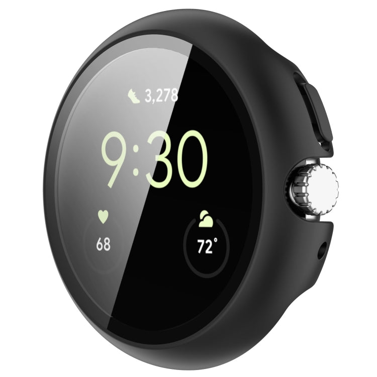 For Google Pixel Watch Tempered Glass Film PC Watch Case