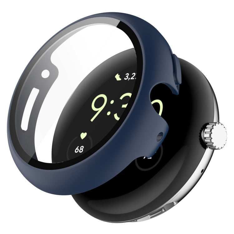For Google Pixel Watch Tempered Glass Film PC Watch Case