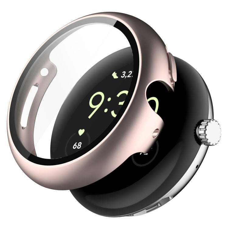 For Google Pixel Watch Tempered Glass Film PC Watch Case