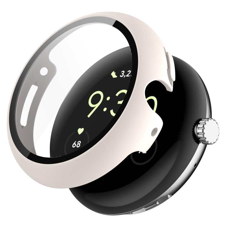 For Google Pixel Watch Tempered Glass Film PC Watch Case