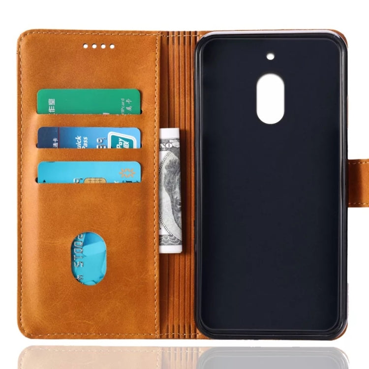 Calf Texture Horizontal Flip Leather Case for Nokia 2.1, with Holder & Card Slots & Wallet