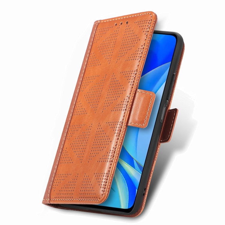 For Huawei Nova Y70 Grid Leather Flip Phone Case