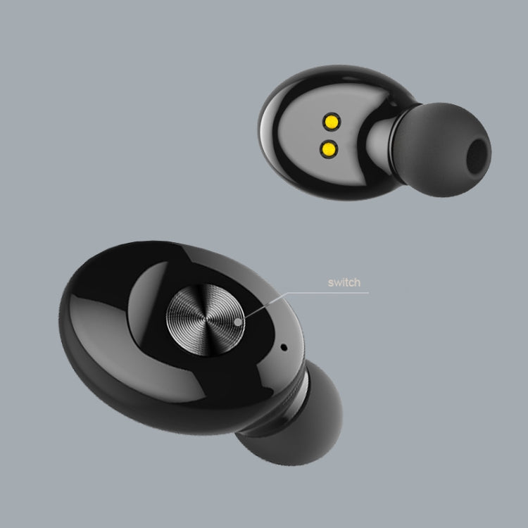 XG-U12 TWS Bluetooth 5.0 Single Ear Stereo Wireless Bluetooth Headset(Black)
