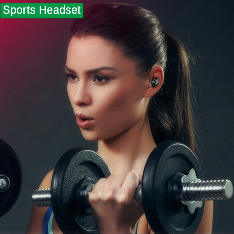 XG-U12 TWS Bluetooth 5.0 Single Ear Stereo Wireless Bluetooth Headset(Black)