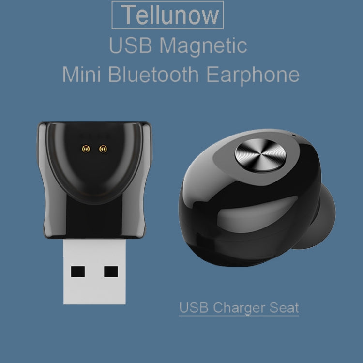 XG-U12 TWS Bluetooth 5.0 Single Ear Stereo Wireless Bluetooth Headset(Black)