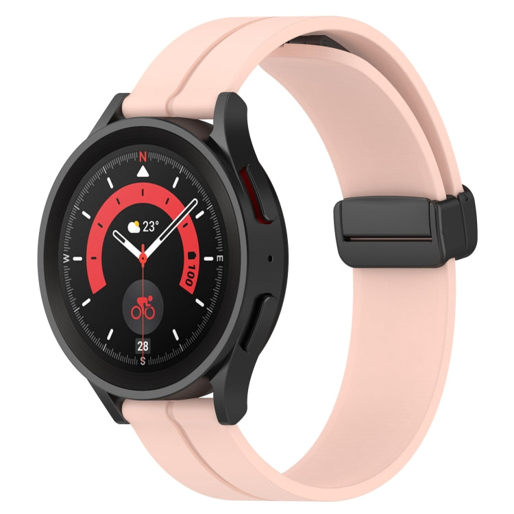 For Huawei Watch GT3 Pro 43mm 20mm Solid Color Magnetic Clasp Silicone Watch Band