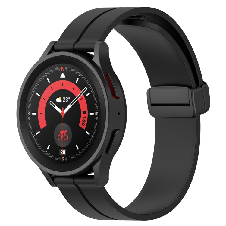 For Huawei Watch 2 20mm Solid Color Magnetic Clasp Silicone Watch Band