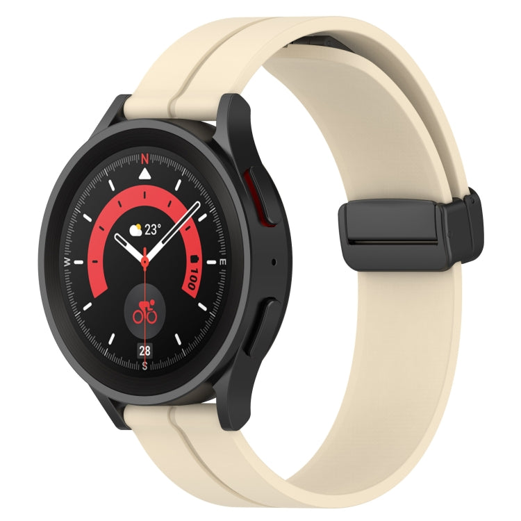 For Huawei Watch 2 20mm Solid Color Magnetic Clasp Silicone Watch Band