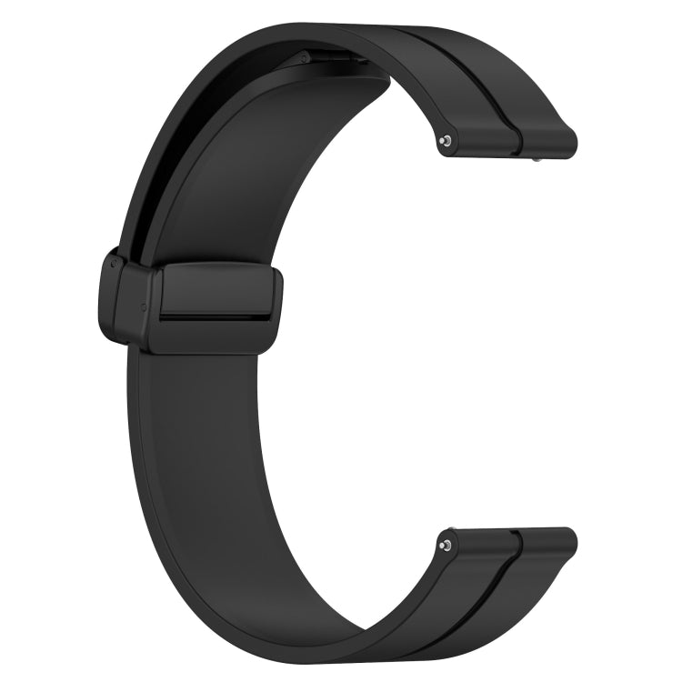 For Amazfit GTS 4 20mm Solid Color Magnetic Clasp Silicone Watch Band