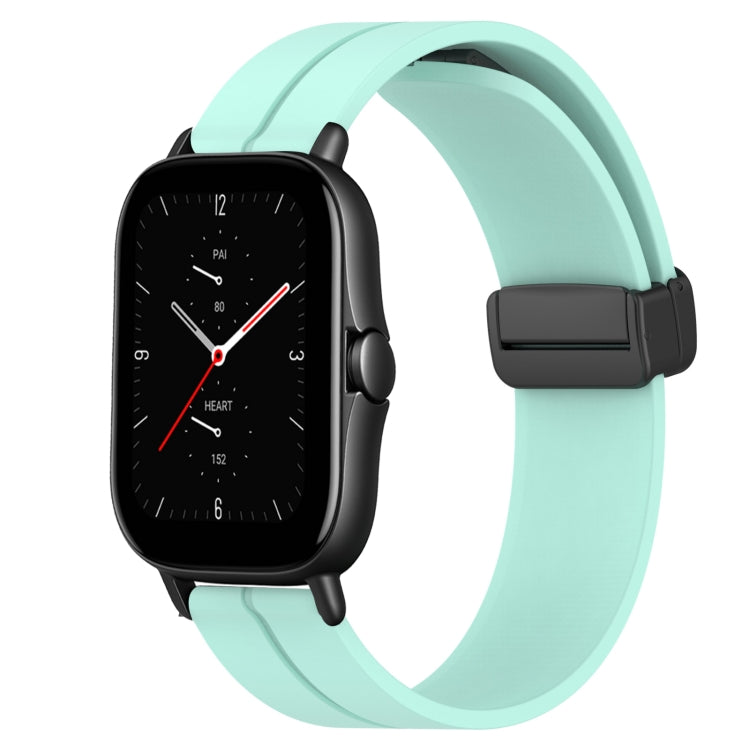 For Amazfit GTS 2 20mm Solid Color Magnetic Clasp Silicone Watch Band