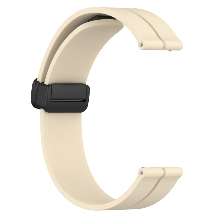 For Amazfit GTS 20mm Solid Color Magnetic Clasp Silicone Watch Band