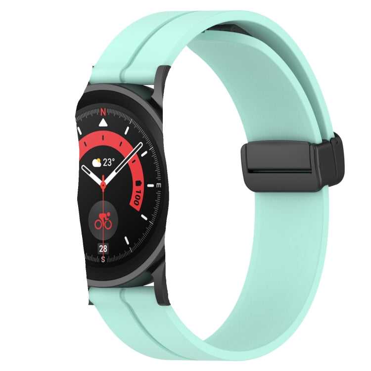 For Samsung Galaxy Watch 42mm 20mm Solid Color Magnetic Clasp Silicone Watch Band