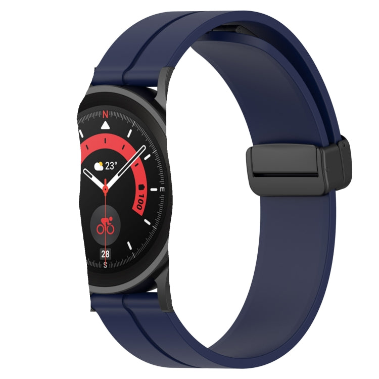 For Samsung Galaxy Watch 42mm 20mm Solid Color Magnetic Clasp Silicone Watch Band