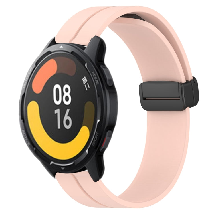 For Xiaomi MI Watch Color 2 22mm Solid Color Magnetic Clasp Silicone Watch Band