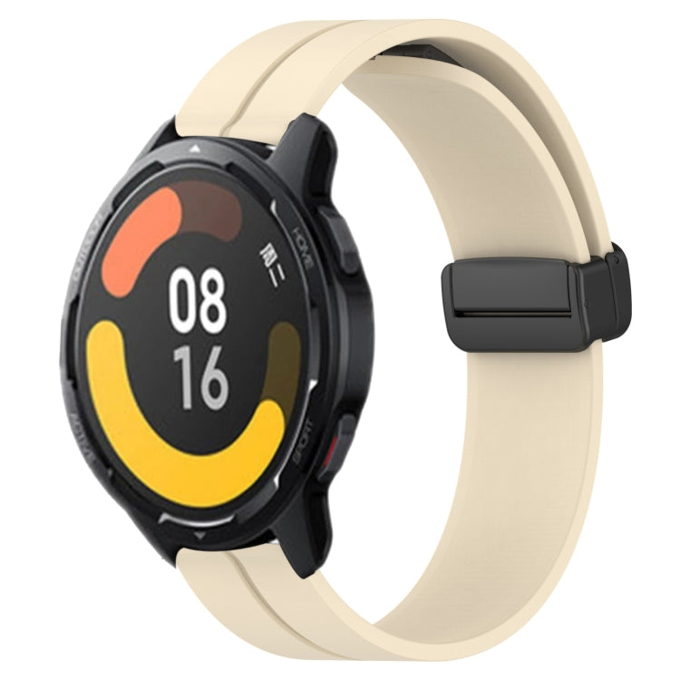 For Xiaomi MI Watch Color 2 22mm Solid Color Magnetic Clasp Silicone Watch Band