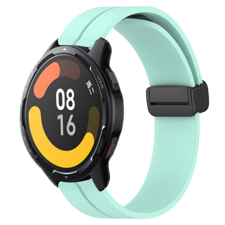 For Xiaomi MI Watch Color 2 22mm Solid Color Magnetic Clasp Silicone Watch Band