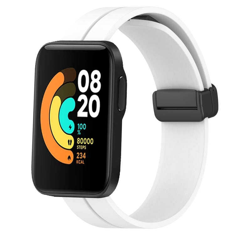 For Xiaomi MI Watch Sport 22mm Solid Color Magnetic Clasp Silicone Watch Band