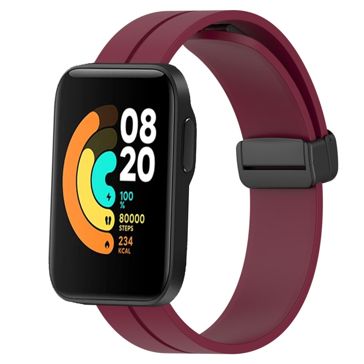 For Xiaomi MI Watch Sport 22mm Solid Color Magnetic Clasp Silicone Watch Band