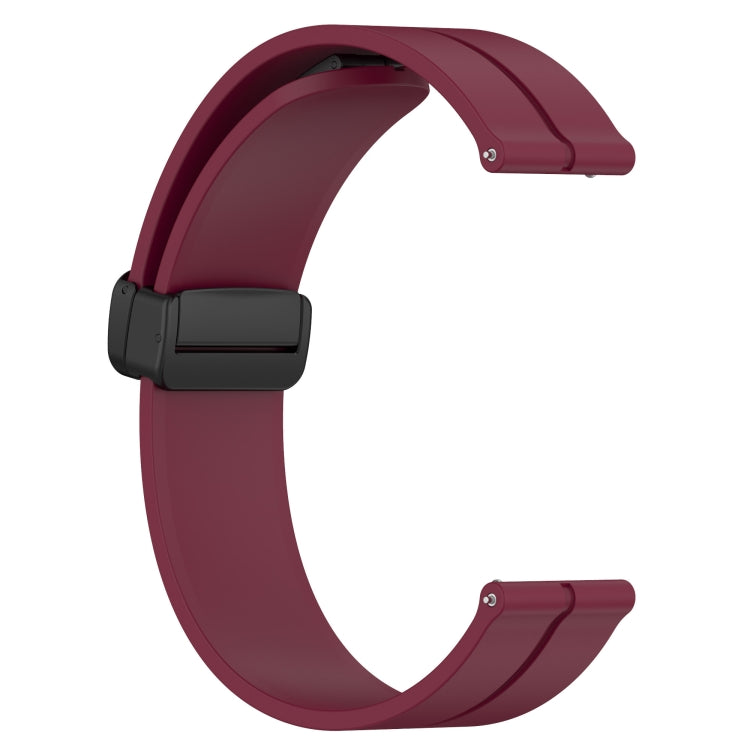 For Xiaomi MI Watch Sport 22mm Solid Color Magnetic Clasp Silicone Watch Band