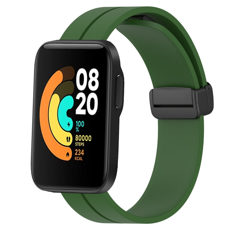 For Xiaomi MI Watch Sport 22mm Solid Color Magnetic Clasp Silicone Watch Band
