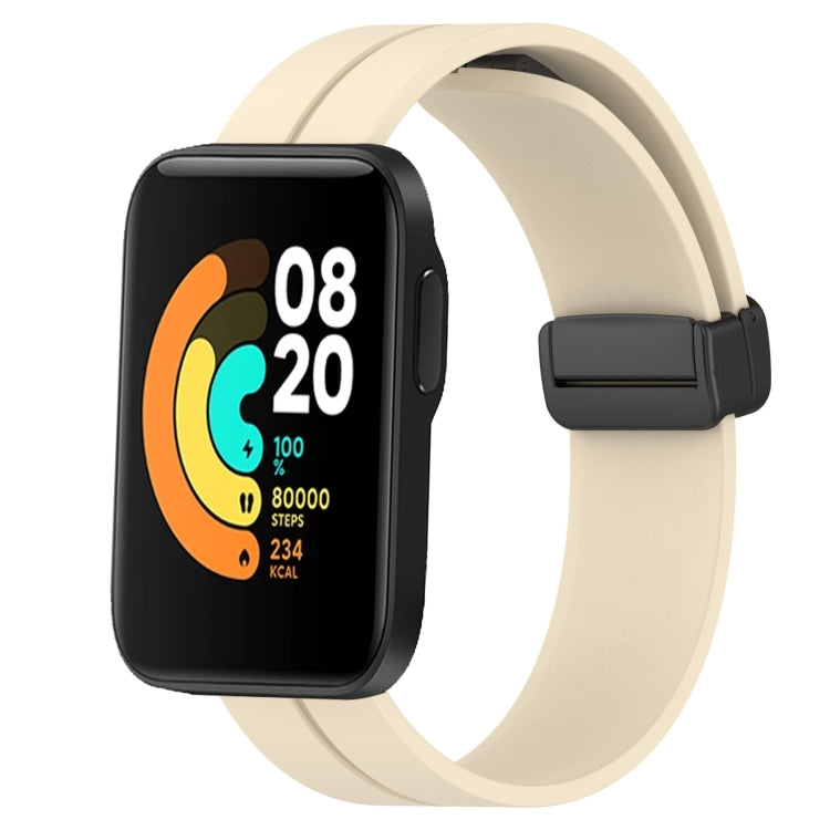 For Xiaomi MI Watch Sport 22mm Solid Color Magnetic Clasp Silicone Watch Band