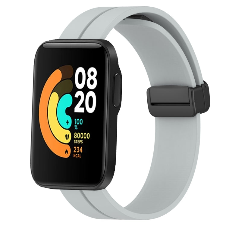 For Xiaomi MI Watch Sport 22mm Solid Color Magnetic Clasp Silicone Watch Band