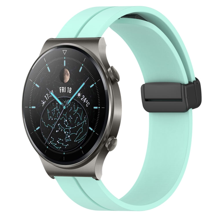 For Huawei GT2 Pro 22mm Solid Color Magnetic Clasp Silicone Watch Band