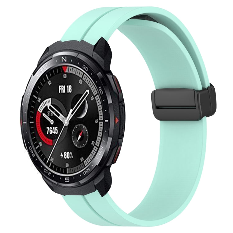 For Honor Watch GS Pro 22mm Solid Color Magnetic Clasp Silicone Watch Band