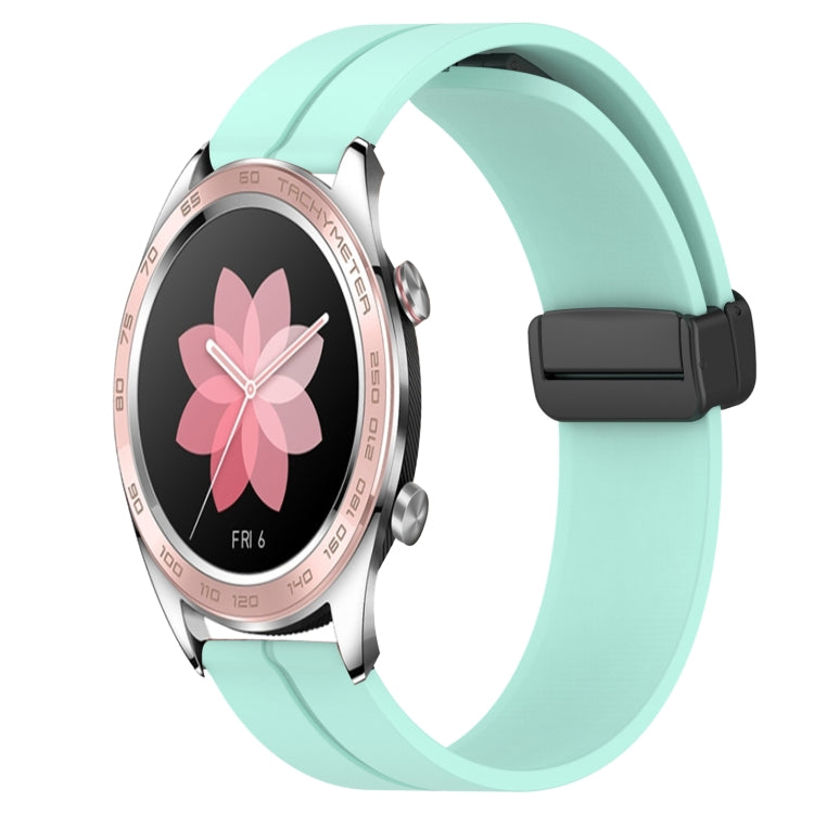 For Honor Watch Dream 22mm Solid Color Magnetic Clasp Silicone Watch Band
