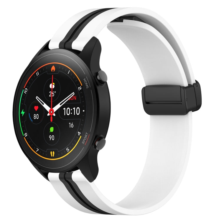 For Xiaomi MI Watch S1 Pro 22mm Folding Magnetic Clasp Silicone Watch Band