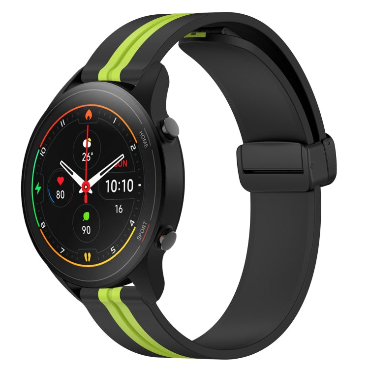 For Xiaomi MI Watch S1 Pro 22mm Folding Magnetic Clasp Silicone Watch Band