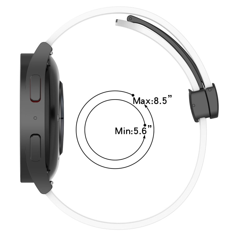 For Xiaomi MI Watch S1 Pro 22mm Folding Magnetic Clasp Silicone Watch Band