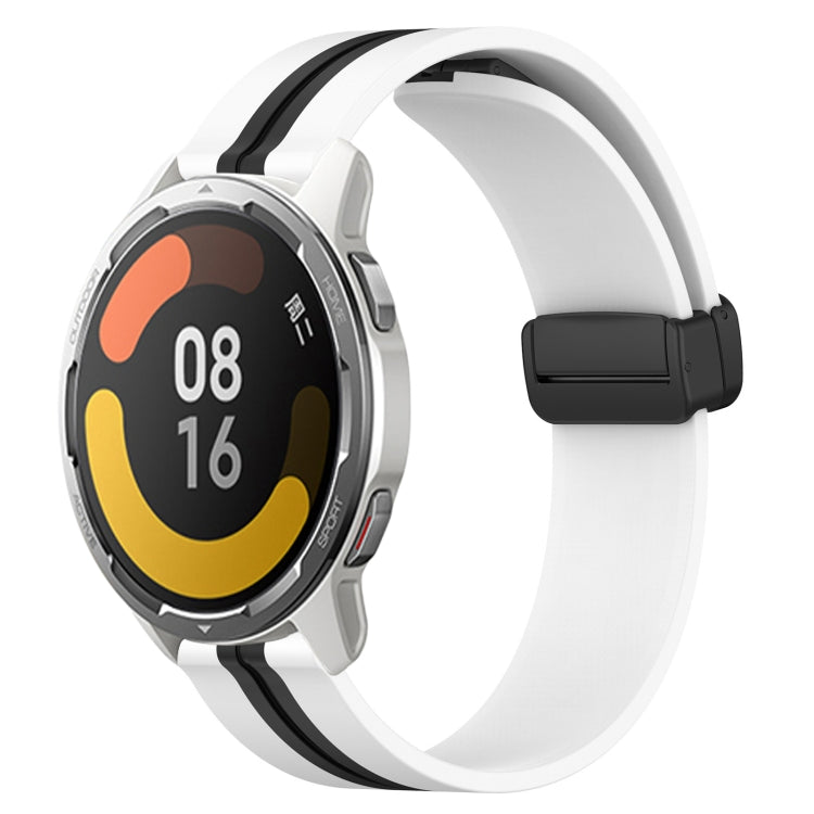For Xiaomi MI Watch Color 2 22mm Folding Magnetic Clasp Silicone Watch Band