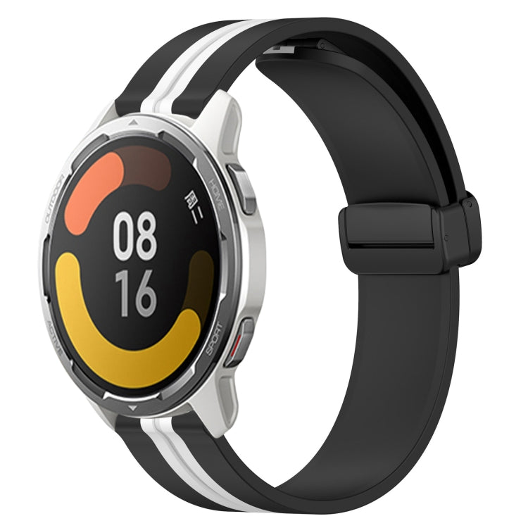For Xiaomi MI Watch Color 2 22mm Folding Magnetic Clasp Silicone Watch Band