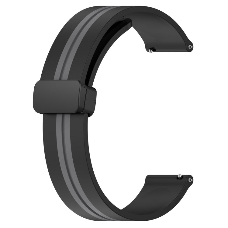 For Xiaomi MI Watch Color 2 22mm Folding Magnetic Clasp Silicone Watch Band
