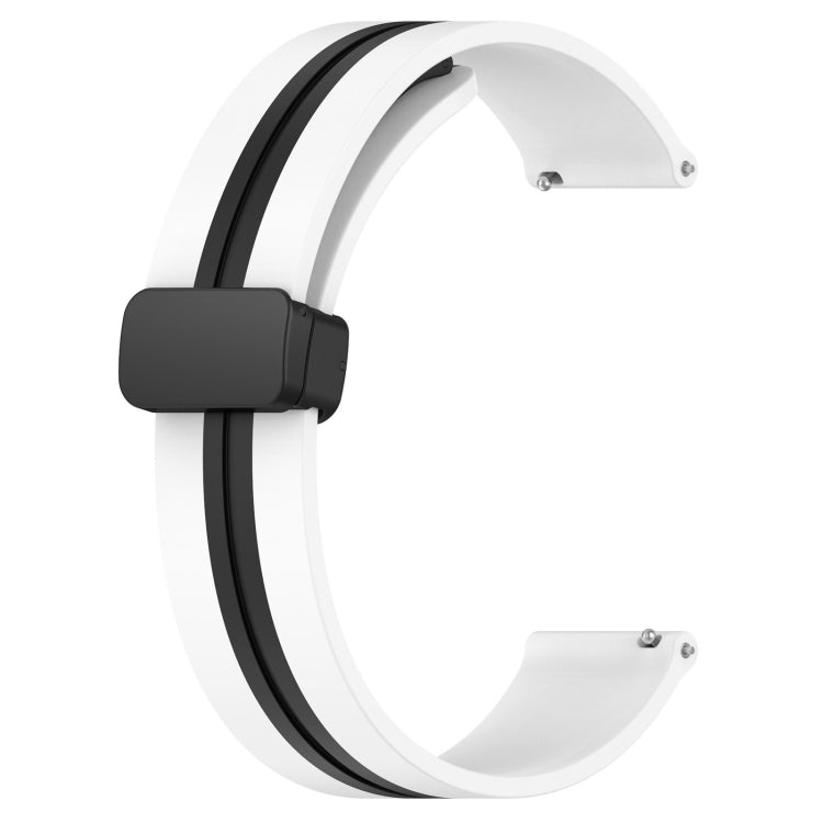 For Xiaomi MI Watch Sport 22mm Folding Magnetic Clasp Silicone Watch Band