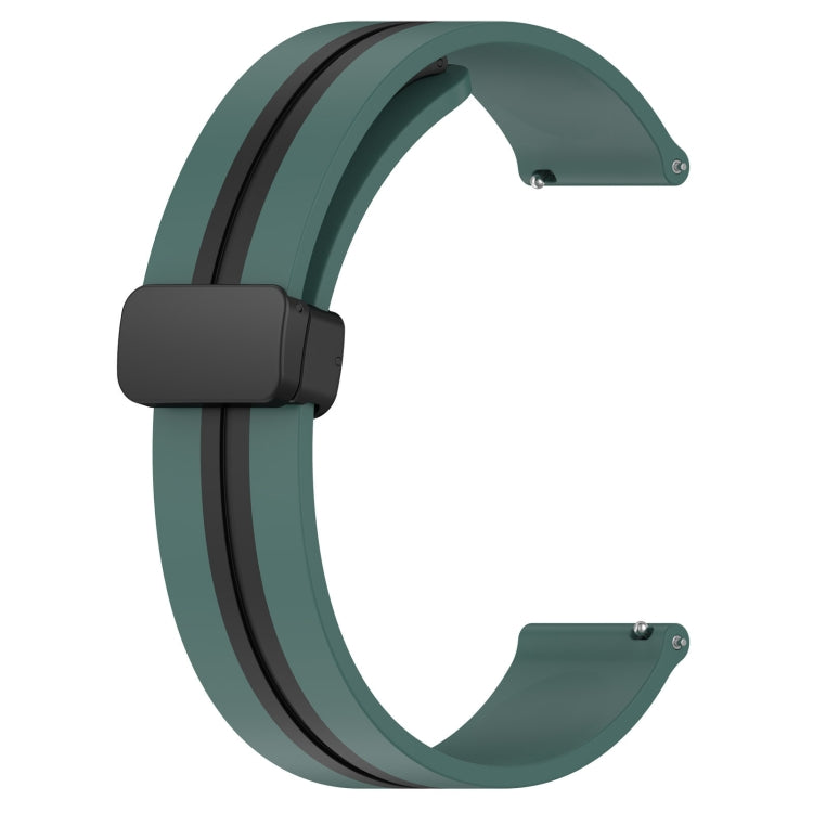 For Xiaomi MI Watch Color 22mm Folding Magnetic Clasp Silicone Watch Band