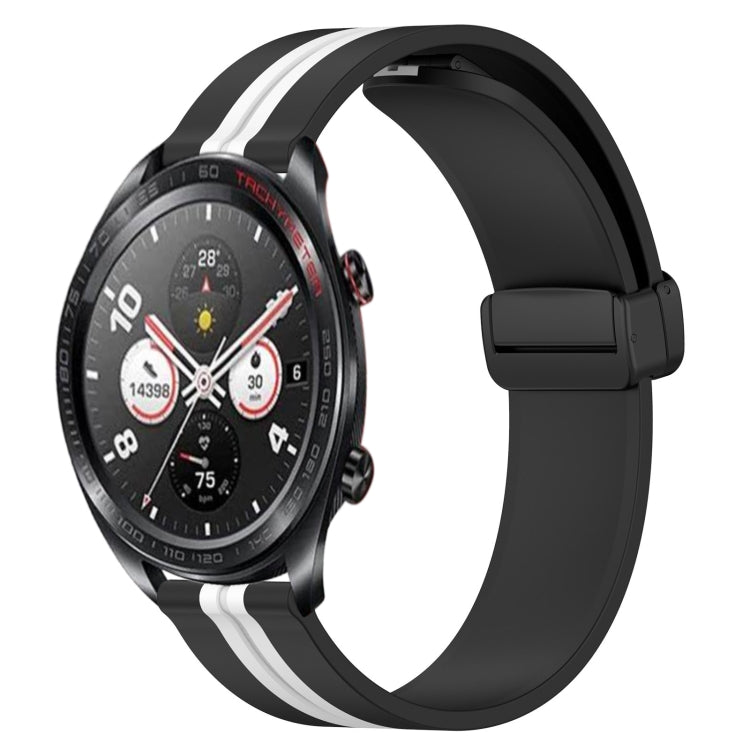 For Honor Watch Dream 22mm Folding Magnetic Clasp Silicone Watch Band