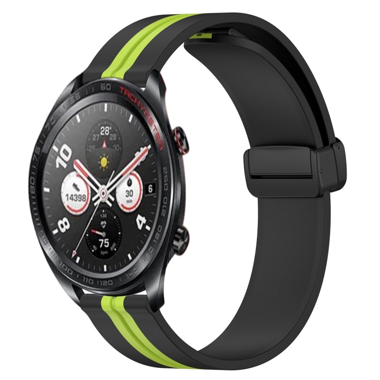 For Honor Watch Dream 22mm Folding Magnetic Clasp Silicone Watch Band
